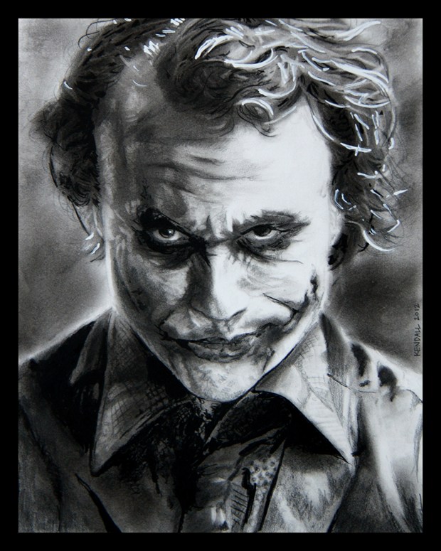 Joker II Painting or Drawing Artwork by Artist Kendallight Studios