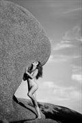 Joshua Tree park Artistic Nude Photo by Model Mod%C3%A8le Christelle