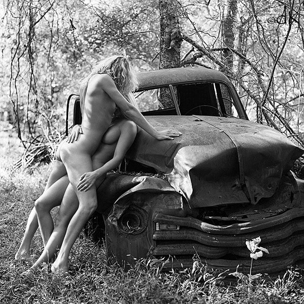 Junk Yard Artistic Nude Photo by Photographer dennis keim