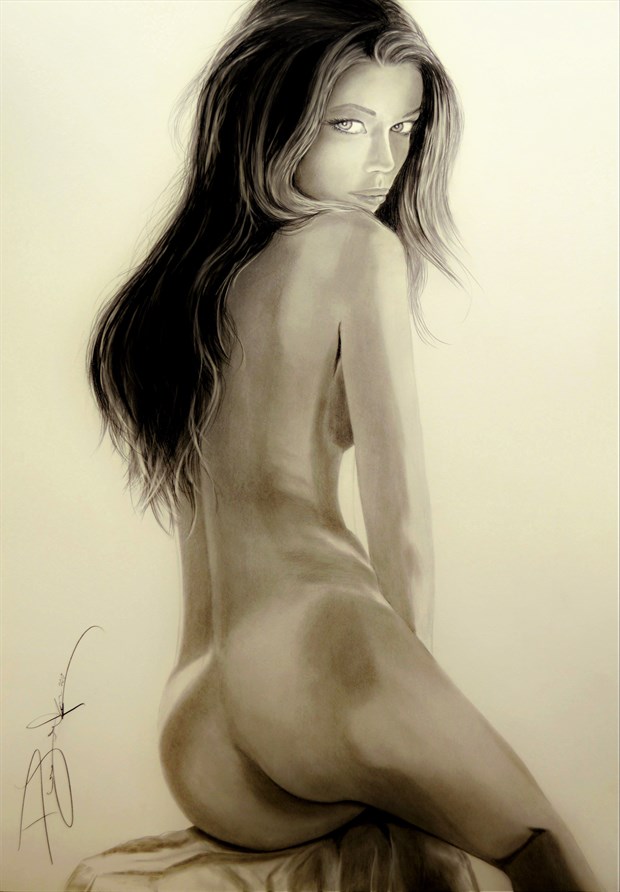 Kassi Artistic Nude Artwork by Artist DML ART
