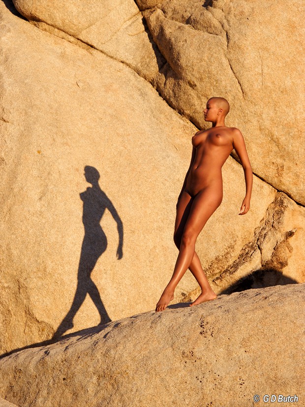 Kat Love in California. Artistic Nude Photo by Photographer George Butch