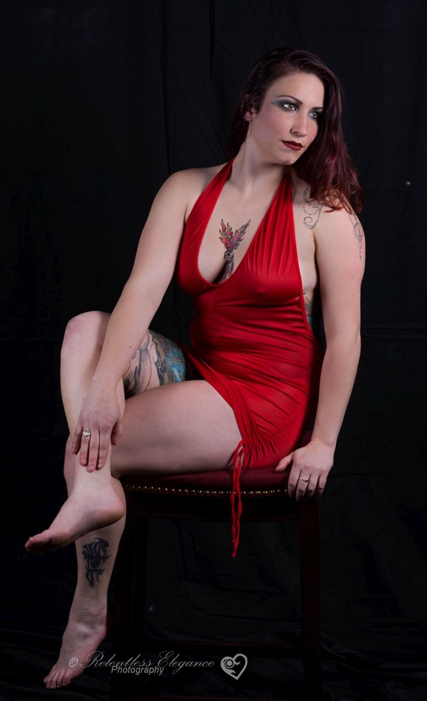 Katelyn   Red Dress Fashion Photo by Photographer Relentless_Elegance