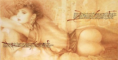L'INDOLENTE Artistic Nude Artwork by Artist Girotto Walter