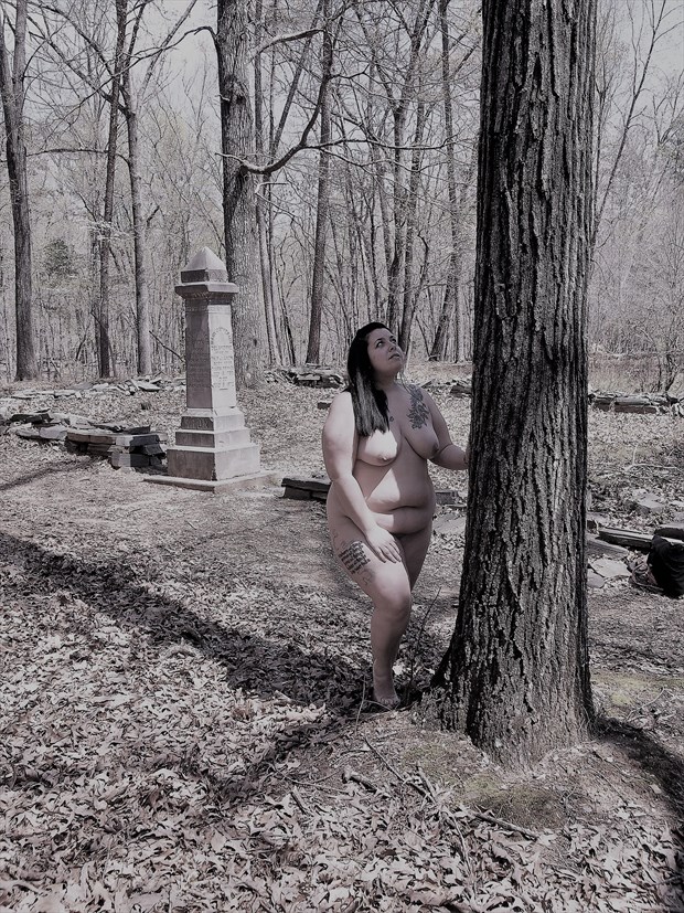L'arbre en gris Artistic Nude Artwork by Photographer EnlightenedImagesNC