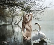 LEDA And The SWAN Artistic Nude Photo by Artist GonZaLo Villar