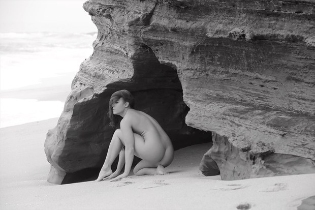La Jolla caves Artistic Nude Photo by Model Ceara Blu