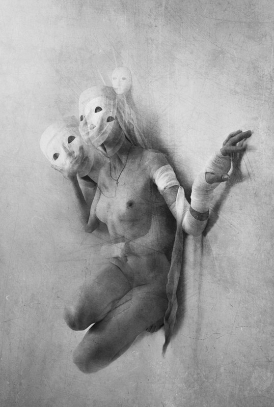 La mort blanche Horror Artwork by Artist Nihil