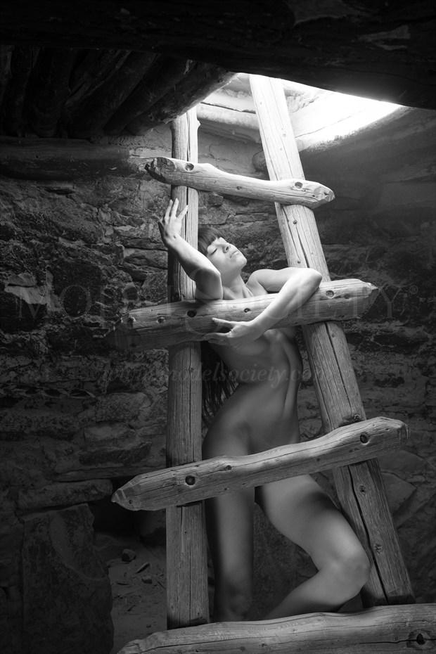 Ladder Artistic Nude Photo by Photographer Inge Johnsson
