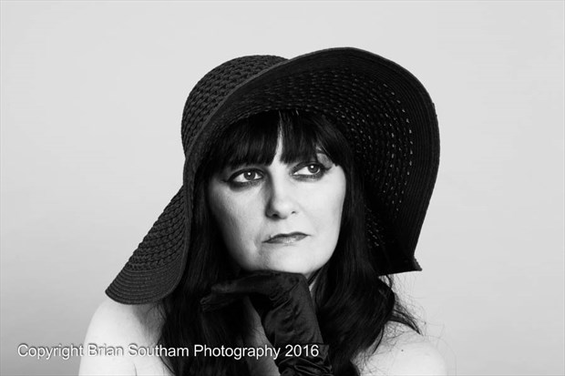 Lady in a hat Fashion Photo by Photographer Brian Southam