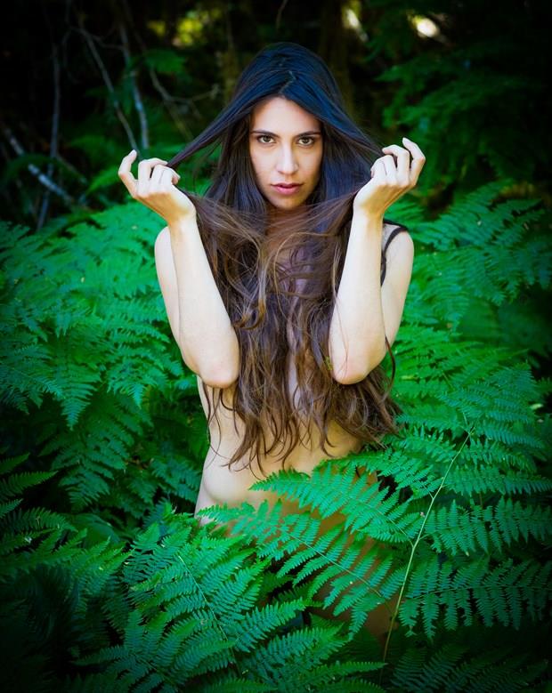Lady of the Forest Artistic Nude Photo by Photographer Inge Johnsson