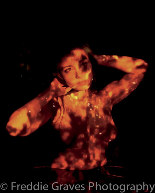 Lava Woman Artistic Nude Photo by Artist Freddie Graves
