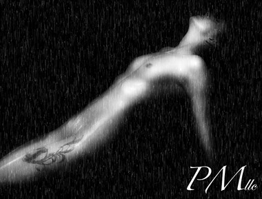 Let it rain Artistic Nude Artwork by Model Jenn