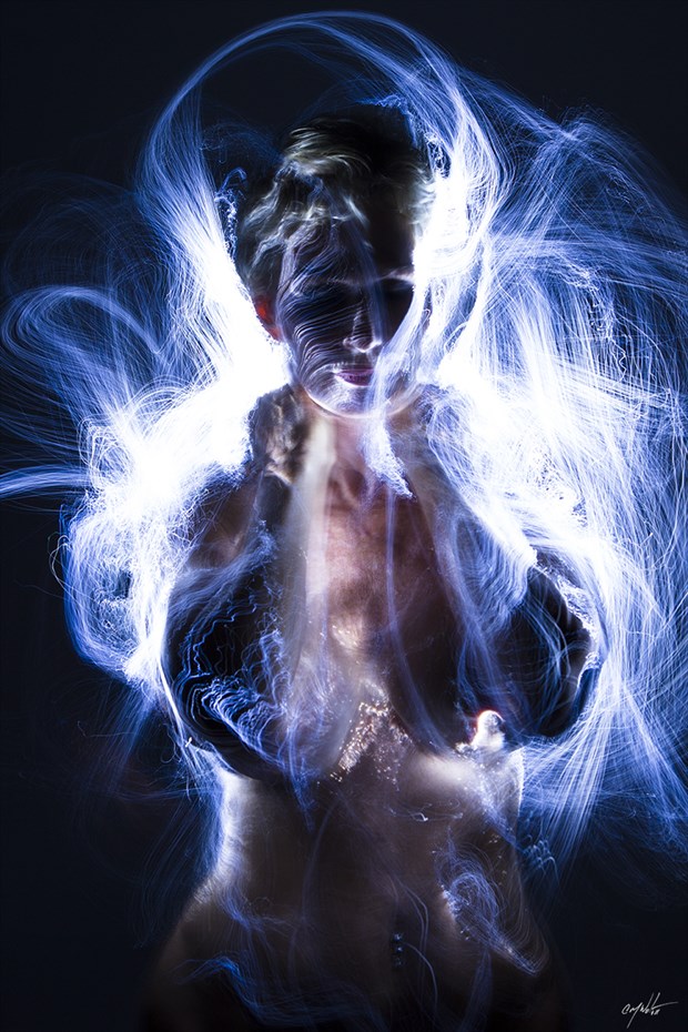 Light Painting    Photographer:  C. M. Wolett  Abstract Photo by Model Sirsdarkstar