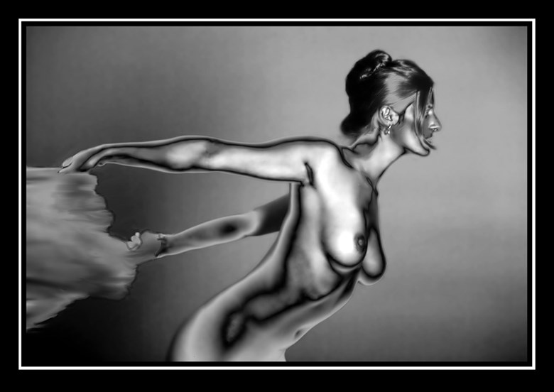 Light Streaming Artistic Nude Photo by Photographer Philip Turner