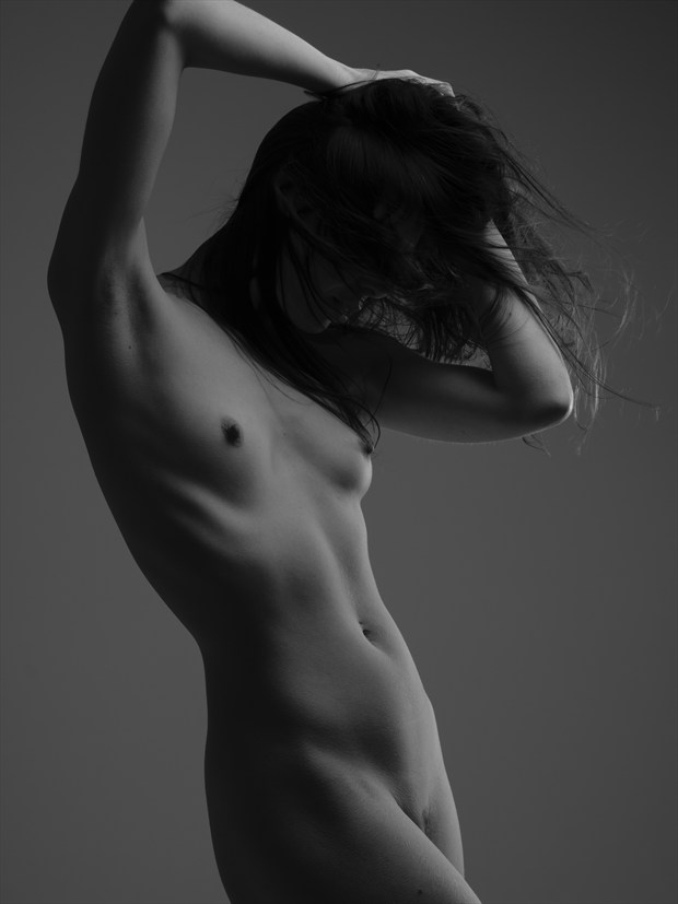 Lighting exorcise with Kayleigh Artistic Nude Photo by Photographer Mark Davy Jones
