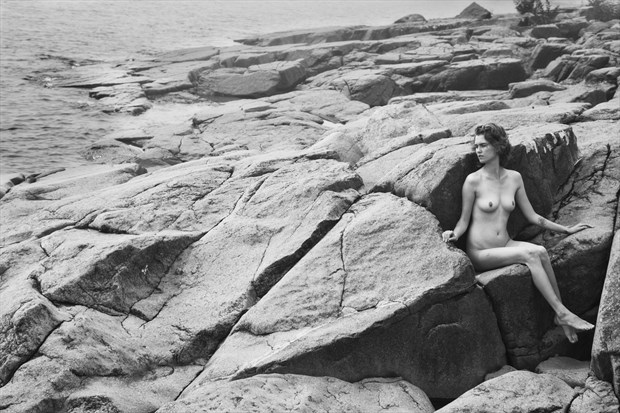 Looking for her ship in the fog Artistic Nude Photo by Photographer ClinePhoto