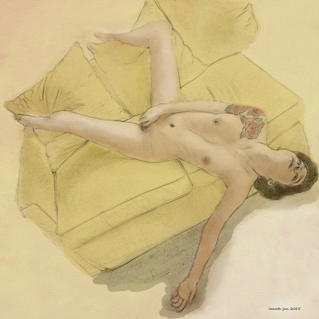 Loosing oneself in the moment Artistic Nude Artwork by Artist ianwh