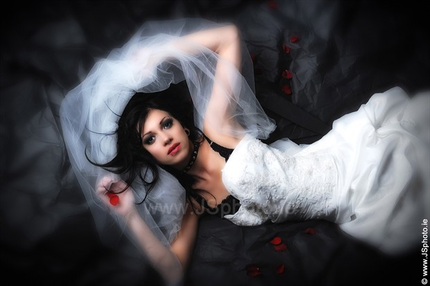 Lost Bride Surreal Artwork by Photographer Double Exposure