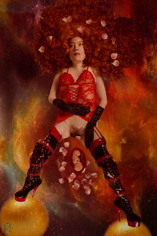 Love Child of the Apocalypse (original edit)  Artistic Nude Artwork by Model Jocelyn Woods
