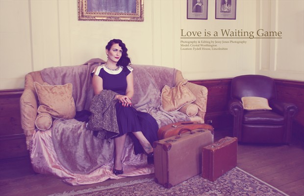Love is a Waiting Game Vintage Style Photo by Photographer JessyJones