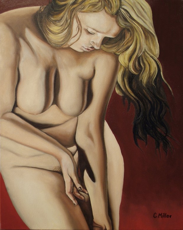 Lovely Wendsday Artistic Nude Artwork by Artist Chuck Miller