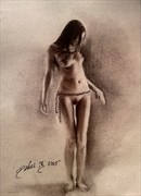 Lovely lady Artistic Nude Artwork by Artist Daniel