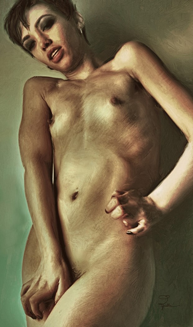 Lucy Artistic Nude Artwork by Artist Van Evan Fuller