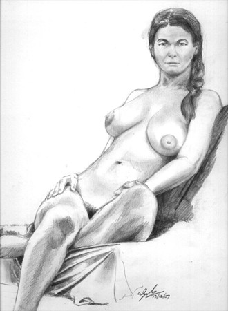 M Artistic Nude Artwork by Artist WayneA