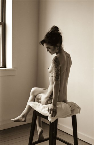 Maddie_Sepia Artistic Nude Photo by Photographer JRappphotog2012