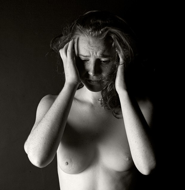 Magali crying Artistic Nude Photo by Photographer Adrian