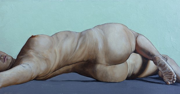 Magdalena No.1 Artistic Nude Artwork by Artist Chuck Miller