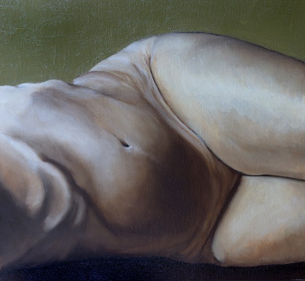 Magdalina No.5 Artistic Nude Artwork by Artist Chuck Miller