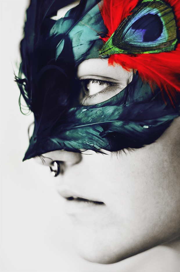 Mask Portrait Photo by Artist Martin Loxvi