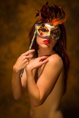 Masked Artistic Nude Photo by Photographer Inge Johnsson