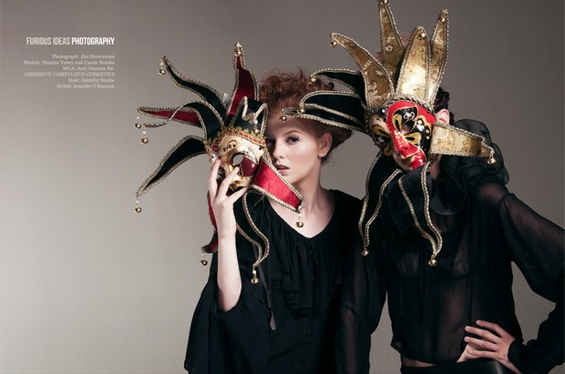 Masks Love and Fashion Fashion Photo by Photographer Jim Hesterman