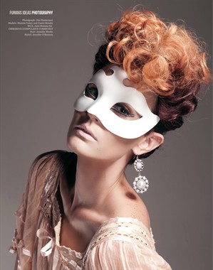 Masks Love and Fashion Studio Lighting Photo by Photographer Jim Hesterman