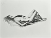 Mauvais at rest Artistic Nude Artwork by Model Mauvais