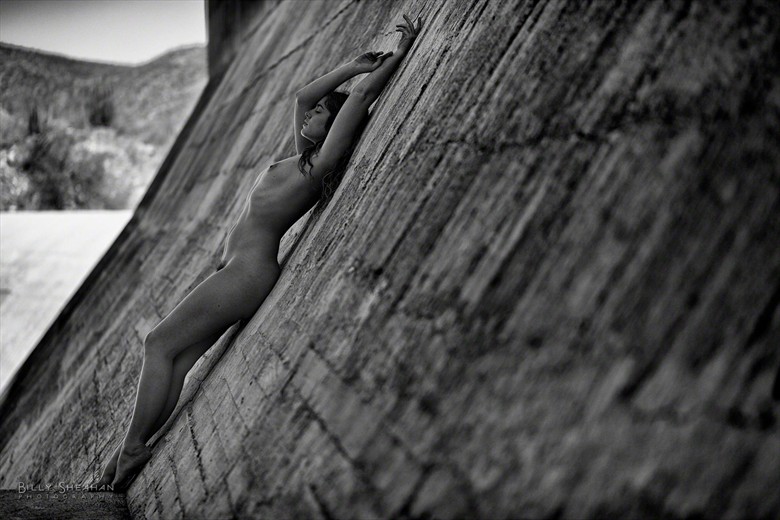 Meghan Reclining on Dam Artistic Nude Photo by Photographer BillySheahan