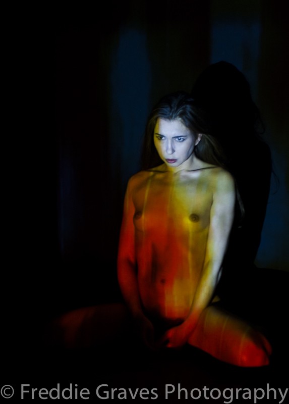 Melissa Projected Artistic Nude Photo by Artist Freddie Graves