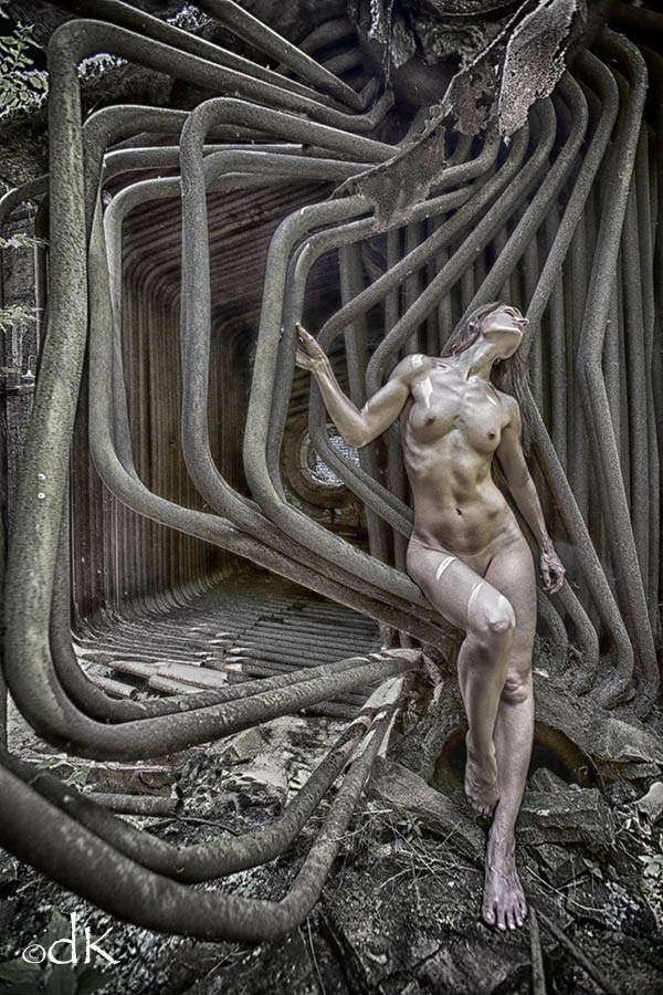 Metal Works Artistic Nude Photo by Photographer dennis keim