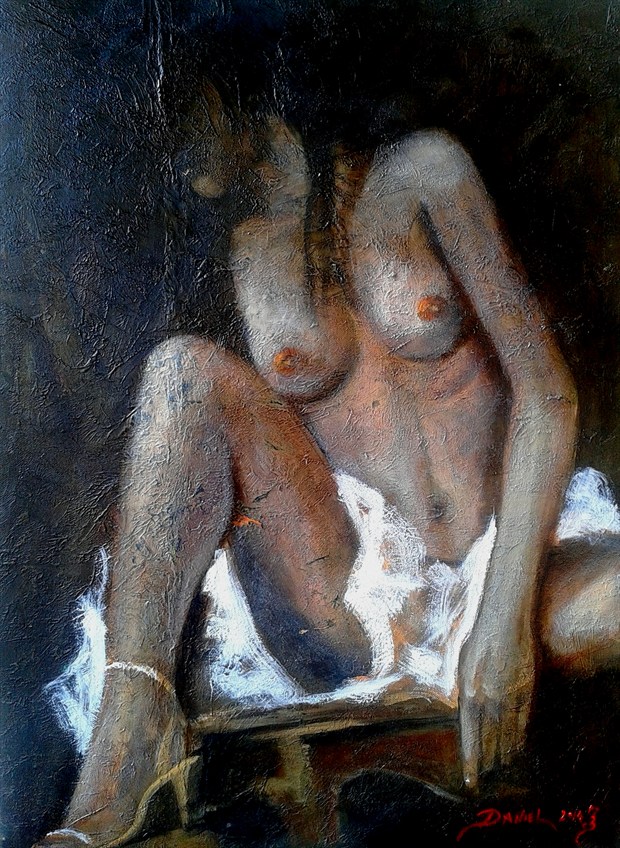Mia Artistic Nude Artwork by Artist Daniel