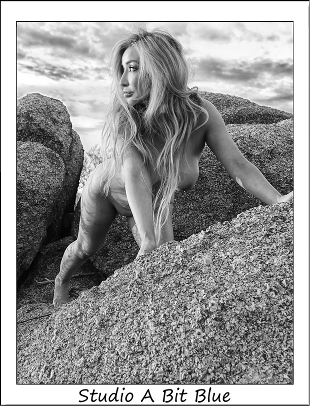 Michelle On The Rocks Artistic Nude Photo by Photographer Studio A Bit Blue