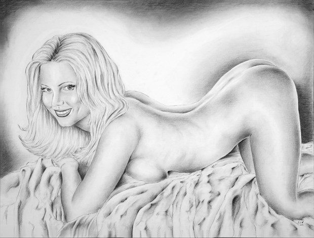 Misty Dawn Artistic Nude Artwork by Artist Vincent_Wolff_Art