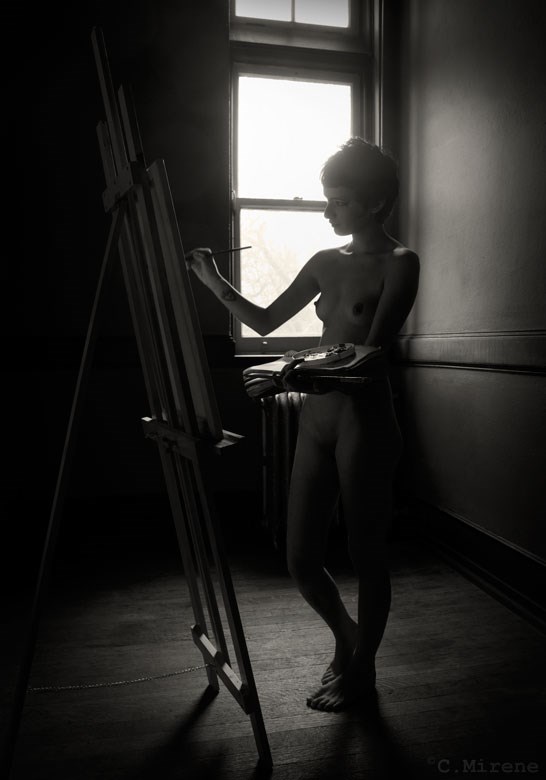 Model:  Chloey Artistic Nude Photo by Photographer C Mirene