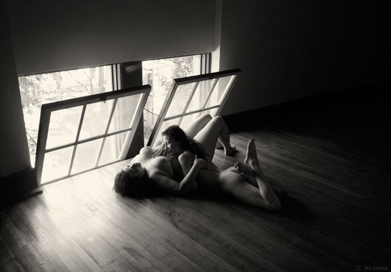 Models:  Mischief Vixen & Ivy Vynes Artistic Nude Photo by Photographer C Mirene
