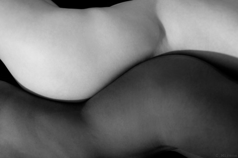 Models:  Sixx & Rowena Lux Artistic Nude Photo by Photographer C Mirene