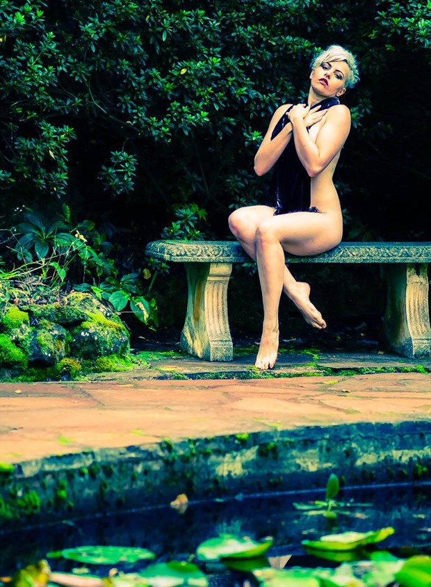 Monet lillies Artistic Nude Photo by Photographer Sensual Artz