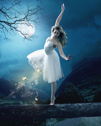 Moonlight Dancer Fantasy Photo by Artist Derek