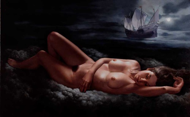 Moonlight dream Artistic Nude Artwork by Artist Bruno Di Maio