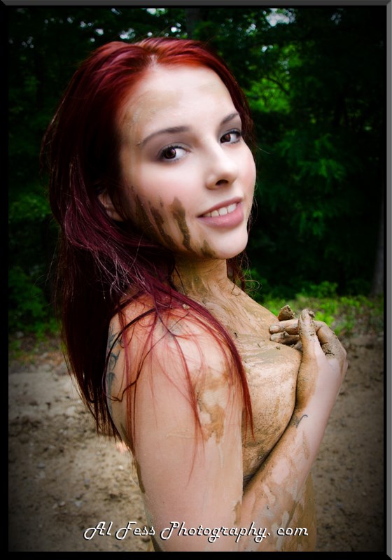 More Mud Artistic Nude Photo by Model Margaret